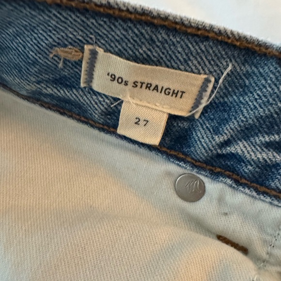 Madewell 90s straight in Revoir wash size 27 (never worn) - Picture 5 of 6